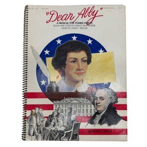 "Dear Abby" A Musical for Young Voices book paperback 1985 english Somerset READ